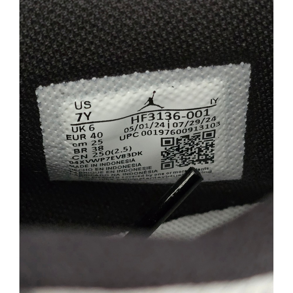 Jordan Tatum‎ 3 (GS) Platinum Tint Black Particle Grey 7Y Sneakers refurbished - Picture 15 of 15